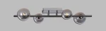 Sevilla lampa sufitowa 4xG9 czarny chrom dymiony 9214-0410