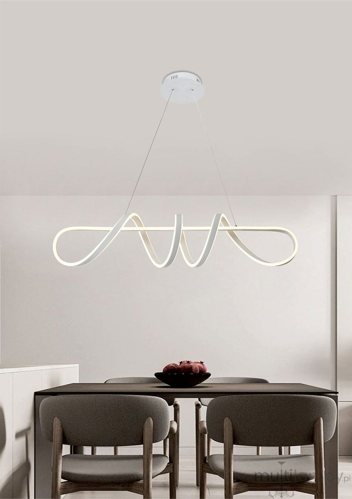 Trevance lampa wisząca LED 72W szara 6203-0106L