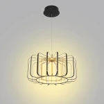 Xara lampa wisząca LED 35W czarna złota 6210-0110L