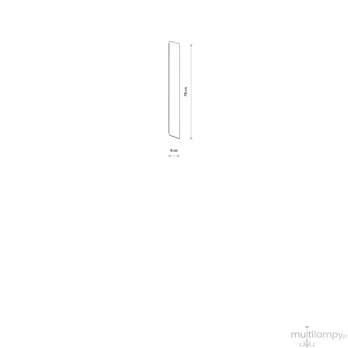 Comma S kinkiet LED 19W 3000K czarny 11876