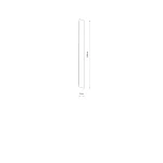Comma M kinkiet LED 25W 3000K czarny 11877