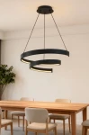 Toppo lampa wisząca LED 56W czarna 6032-0110