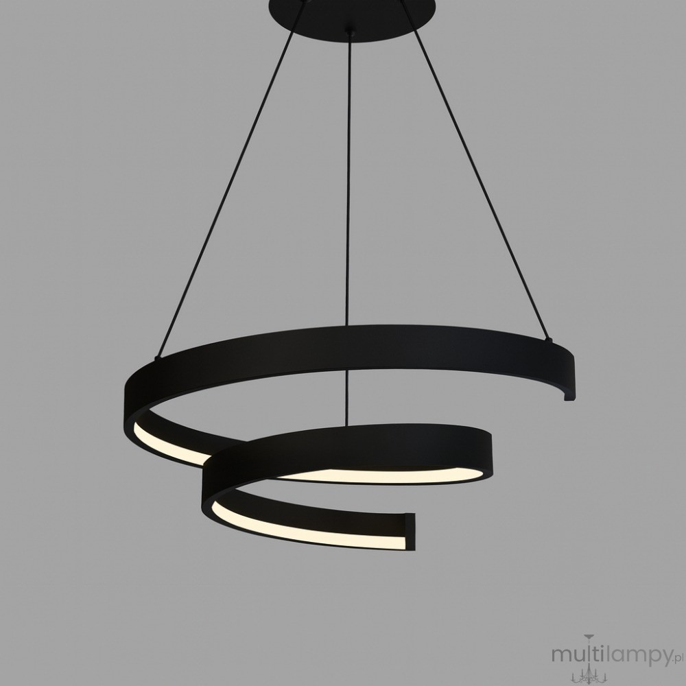 Toppo lampa wisząca LED 56W czarna 6032-0110