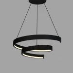 Toppo lampa wisząca LED 56W czarna 6032-0110