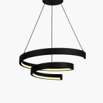 Toppo lampa wisząca LED 56W czarna 6032-0110