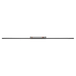 Giavellotto L lampa sufitowa LED 31W 3000K czarny 11888