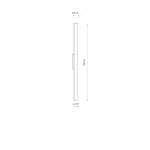 Demi M kinkiet elewacyjny LED 18W 3000K IP54 czarny 11555