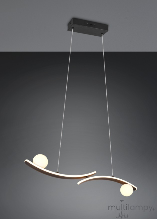 Napoli lampa wisząca 4xLED 27W CCT czarna 337910232