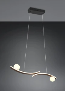 Napoli lampa wisząca 4xLED 27W CCT czarna 337910232