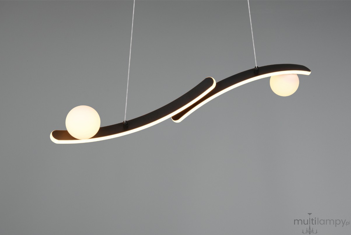 Napoli lampa wisząca 4xLED 27W CCT czarna 337910232