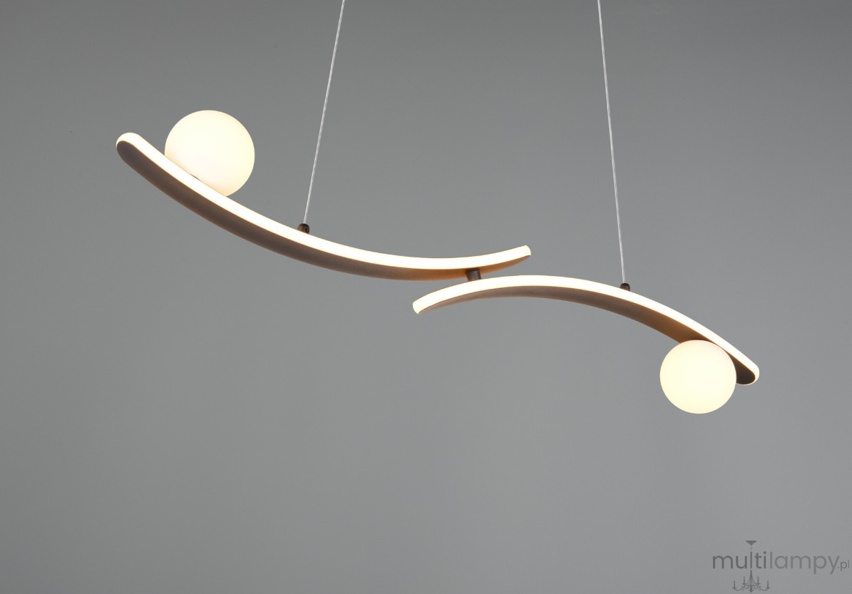 Napoli lampa wisząca 4xLED 27W CCT czarna 337910232