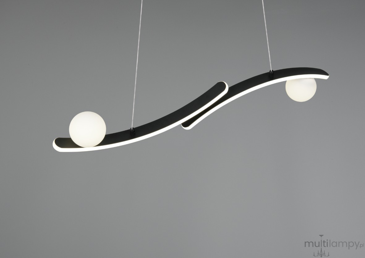 Napoli lampa wisząca 4xLED 27W CCT czarna 337910232