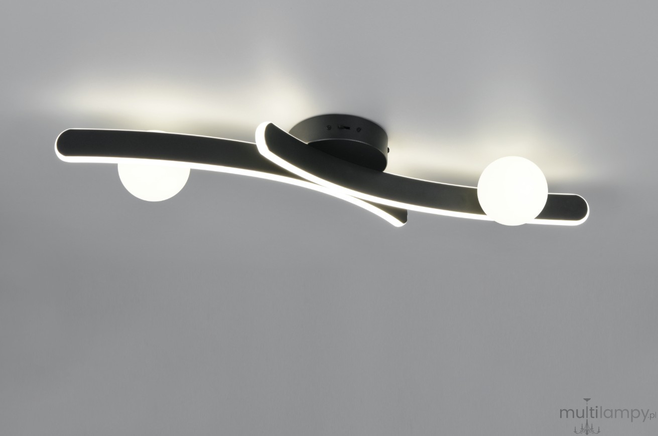 Napoli lampa sufitowa 4xLED 27W CCT czarna 637910232