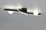 Napoli lampa sufitowa 4xLED 27W CCT czarna 637910232