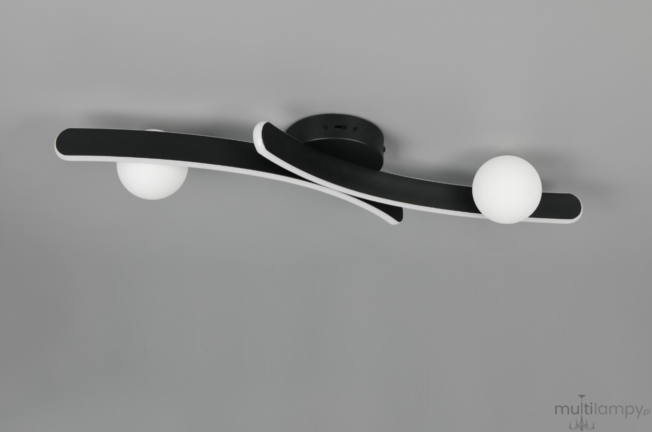 Napoli lampa sufitowa 4xLED 27W CCT czarna 637910232