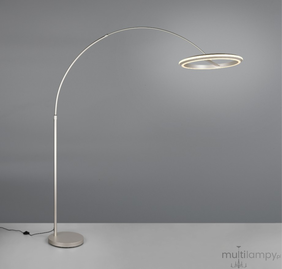 Amador lampa podłogowa LED 21W CCT nikiel 442410107