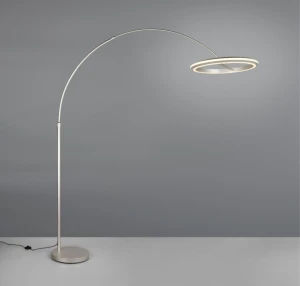 Amador lampa podłogowa LED 21W CCT nikiel 442410107