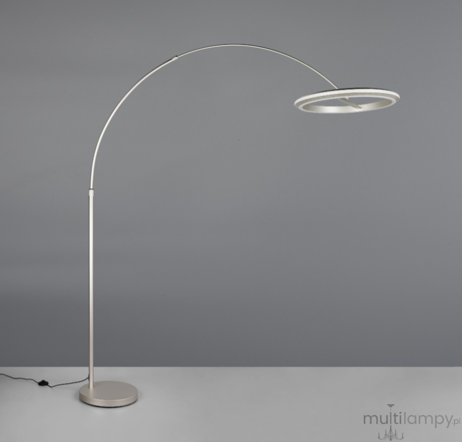 Amador lampa podłogowa LED 21W CCT nikiel 442410107