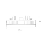 Żarówka LED GX53 12W CCT EKZA2464