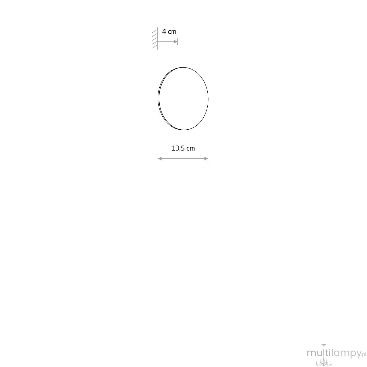 Aria S kinkiet elewacyjny LED 6W 3000K IP54 czarny 11562