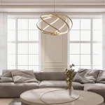 Kandor lampa wisząca LED 45W CCT złota LP-1425/1P GD