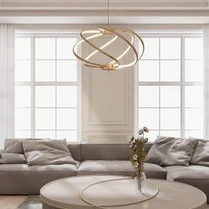 Kandor lampa wisząca LED 45W CCT złota LP-1425/1P GD