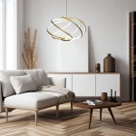 Kandor lampa wisząca LED 45W CCT złota LP-1425/1P GD