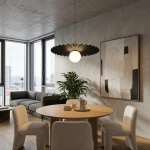 Umbra lampa wisząca 1xG9 czarna 1726/1