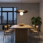 Umbra lampa wisząca 1xG9 czarna 1726/1