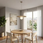 Umbra lampa wisząca 1xG9 mokka 1728/1