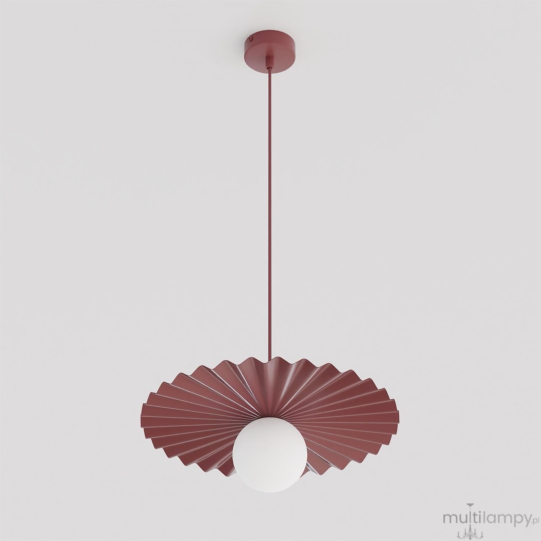 Umbra lampa wisząca 1xG9 burgund 1729/1