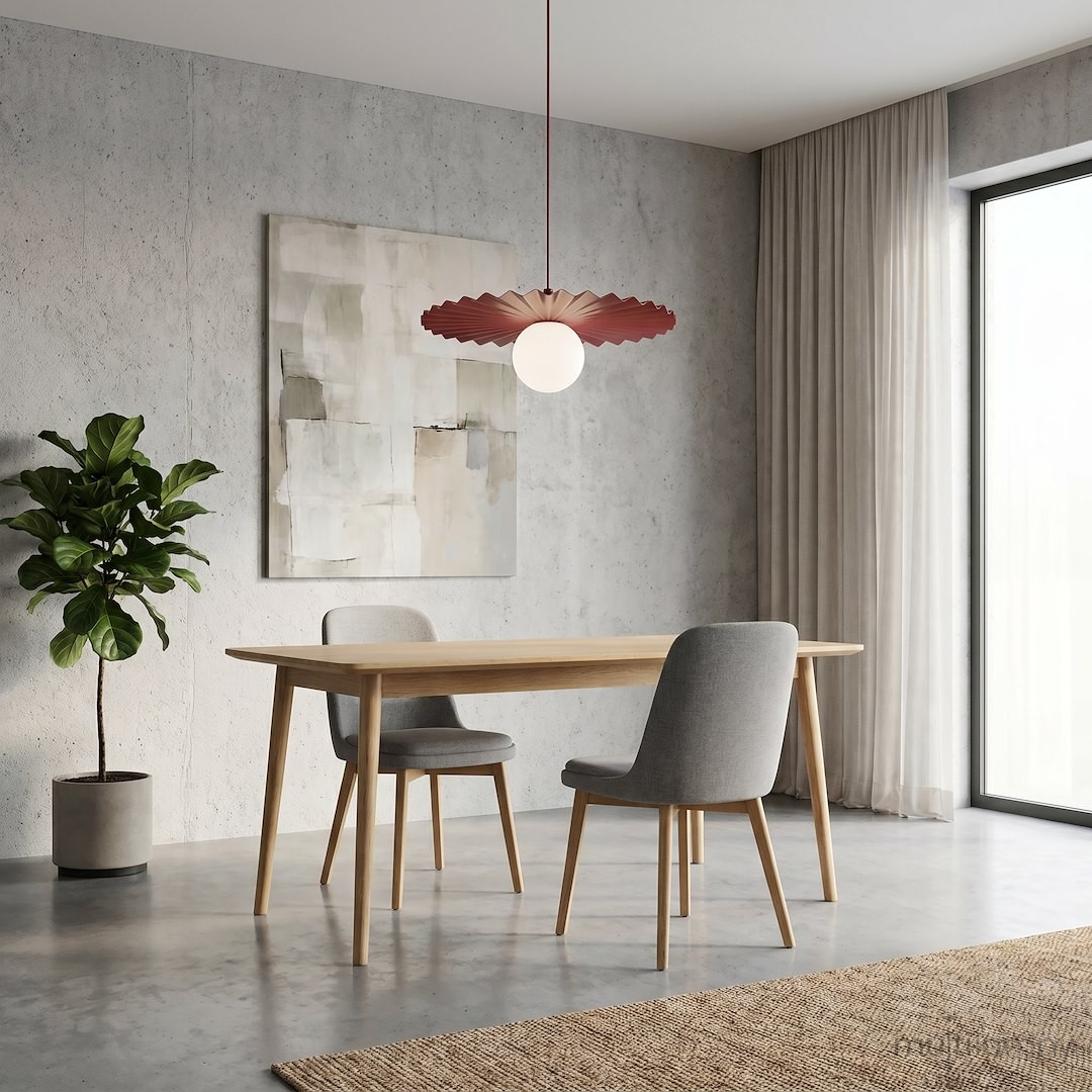 Umbra lampa wisząca 1xG9 burgund 1729/1