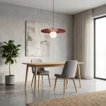 Umbra lampa wisząca 1xG9 burgund 1729/1