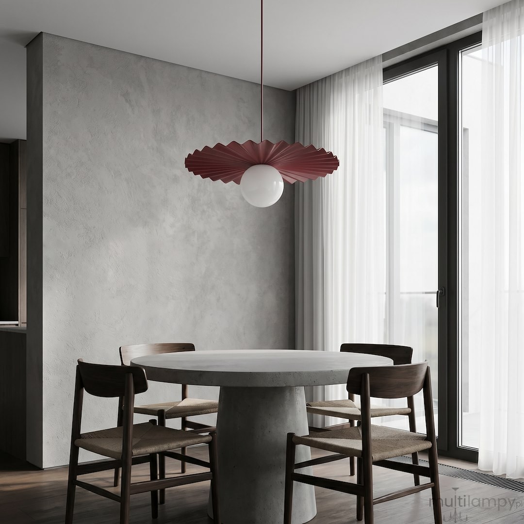 Umbra lampa wisząca 1xG9 burgund 1729/1