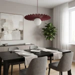 Umbra lampa wisząca 1xG9 burgund 1729/1