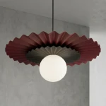 Umbra lampa wisząca 1xG9 burgund/czarna 1732/1
