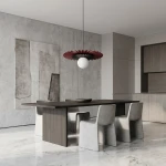 Umbra lampa wisząca 1xG9 burgund/czarna 1732/1