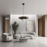 Umbra lampa wisząca 1xG9 mokka/czarna 1731/1