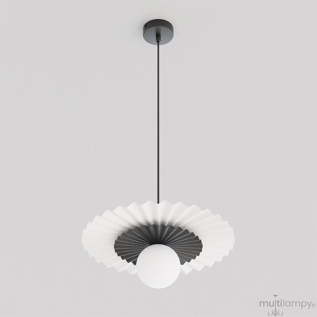 Umbra lampa wisząca 1xG9 biała/czarna 1730/1