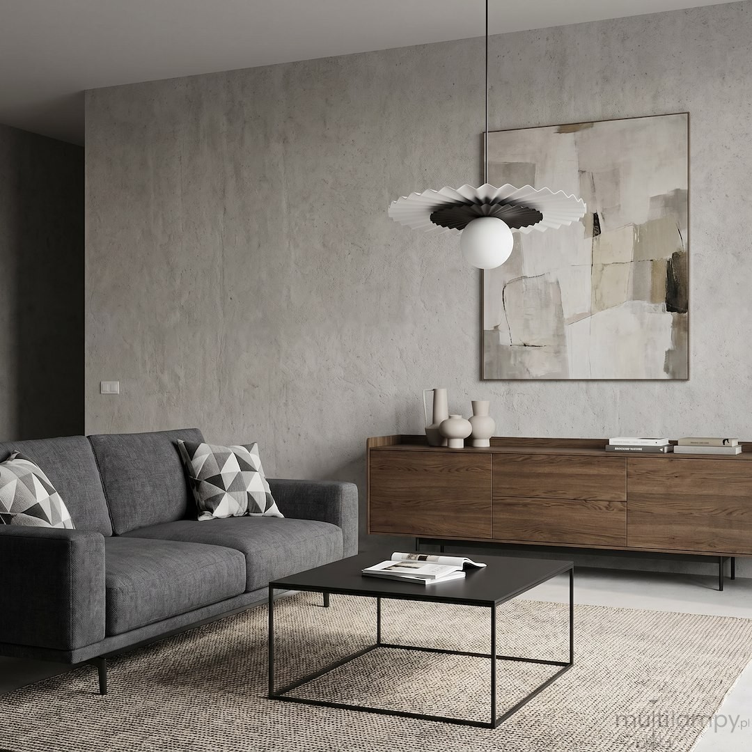 Umbra lampa wisząca 1xG9 biała/czarna 1730/1