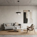 Umbra lampa wisząca 1xG9 biała/czarna 1730/1