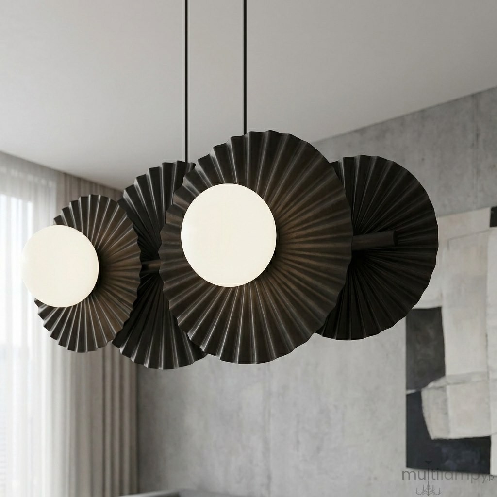 Umbra lampa wisząca 4xG9 czarna 1726/4
