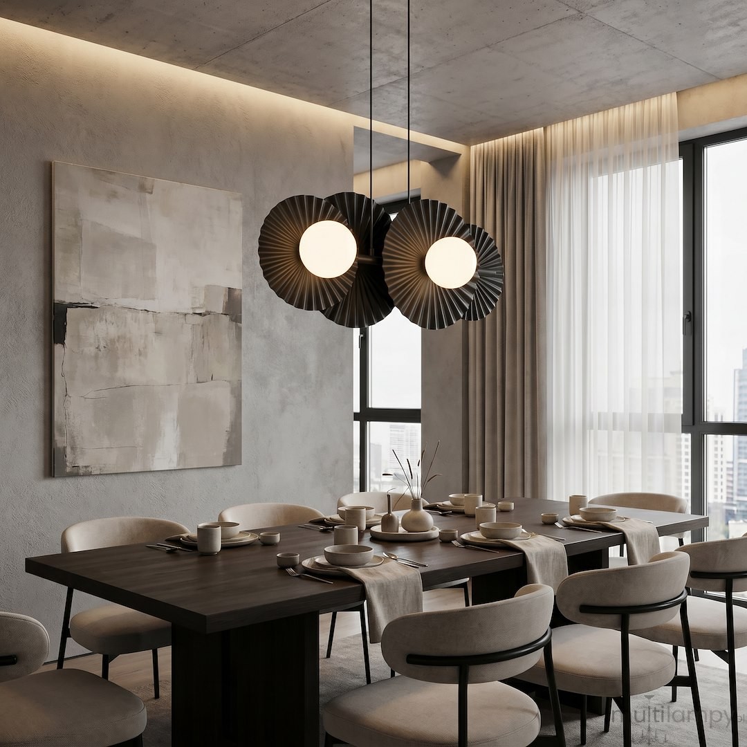 Umbra lampa wisząca 4xG9 czarna 1726/4