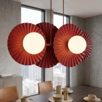 Umbra lampa wisząca 4xG9 burgund 1729/4