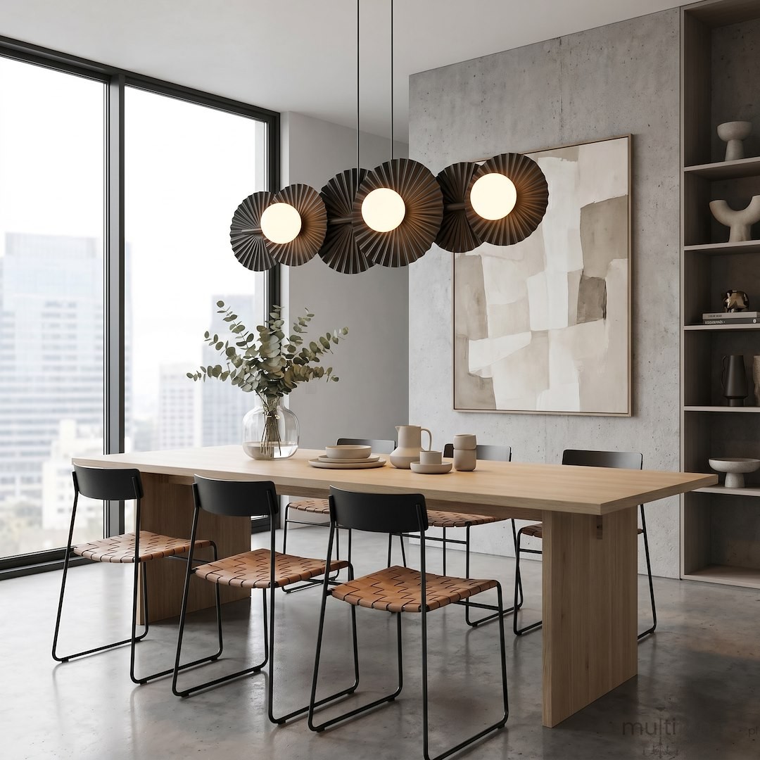 Umbra lampa wisząca 6xG9 czarna 1726/6