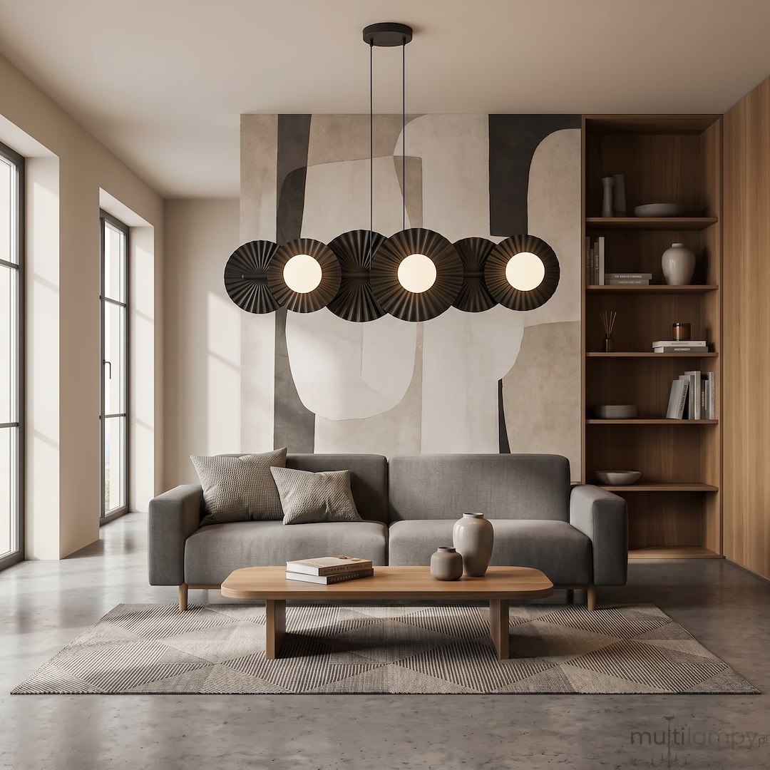 Umbra lampa wisząca 6xG9 czarna 1726/6