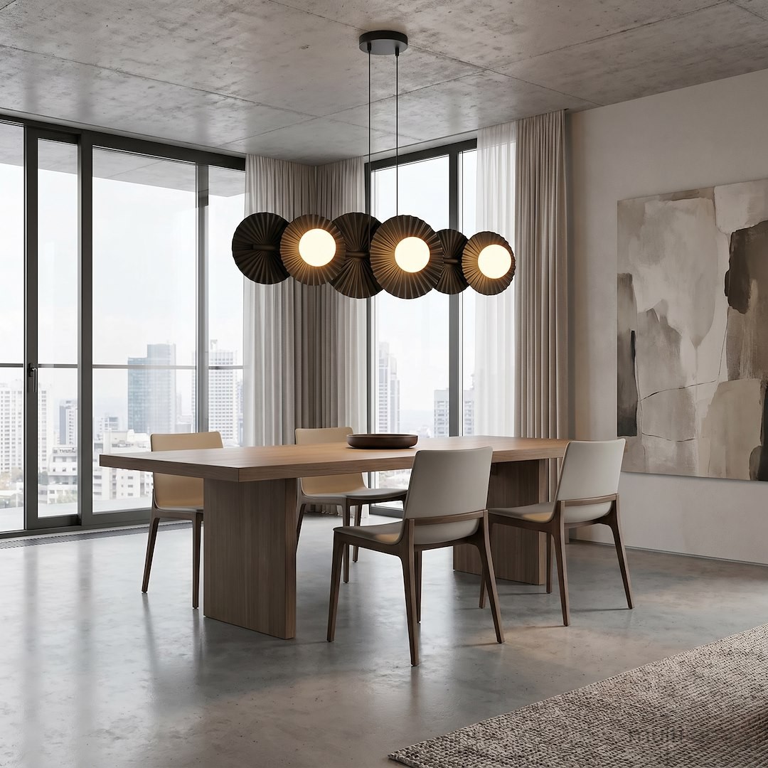 Umbra lampa wisząca 6xG9 czarna 1726/6