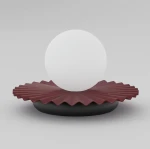 Umbra lampka stołowa 1xG9 burgund 1732/LN1