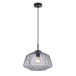 Antita lampa wisząca 1xE27 czarna/dymiony PND-3644-1-BK-SG