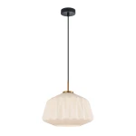 Antita lampa wisząca 1xE27 czarna/biały PND-3644-1-BRO-W
